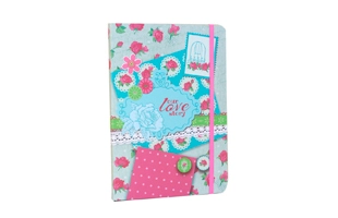 3304537 Vintage Floral Print Journals Notebooks