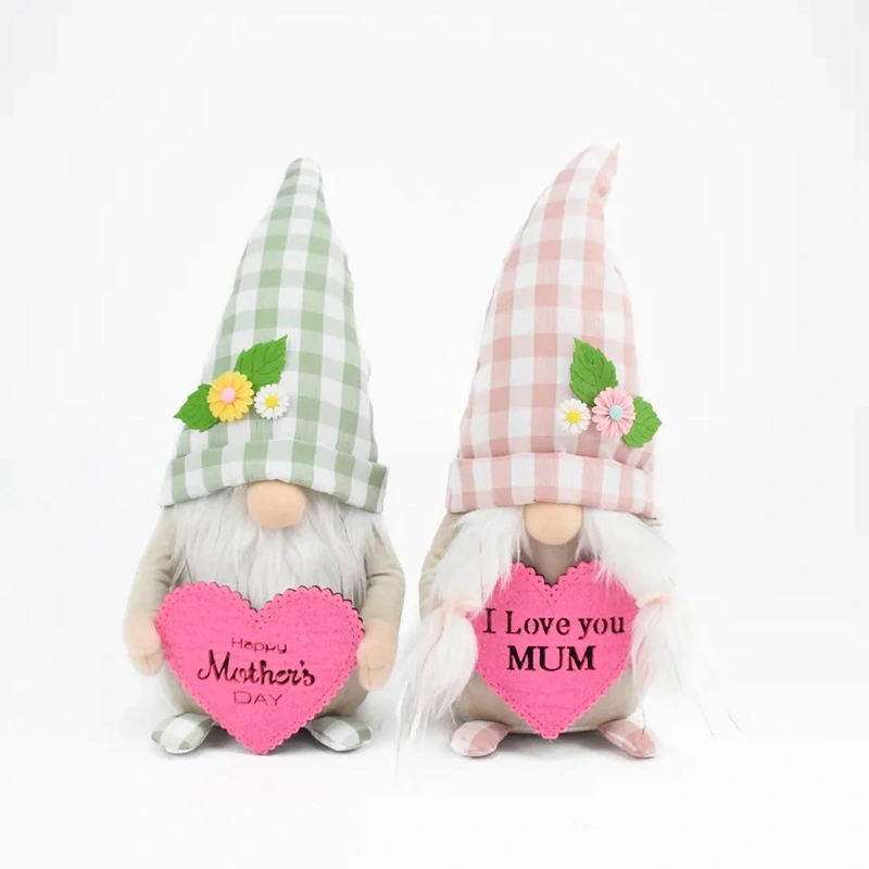 Novelty Mothers Day Gnomes With Heart