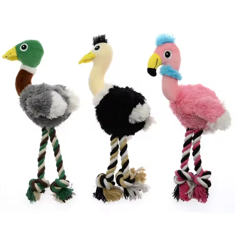4305164 cute squeaky plush ostrich dog toy cheap price wholesale supplier