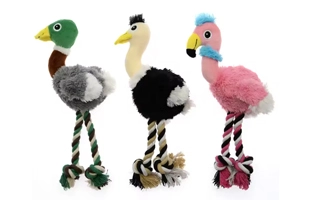 4305164 Cute Squeaky Plush Ostrich Dog Toy Cheap Price Wholesale Supplier