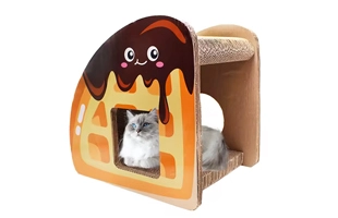 4305169 Corrugated Cardboard Cat Scratcher Lounge House Cheap Price Wholesale Supplier