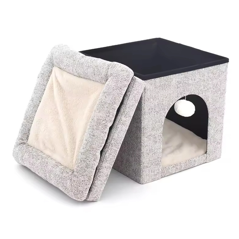 4305198 foldable storage ottoman stool for sitting and pet house for sleeping cheap price wholesale supplier