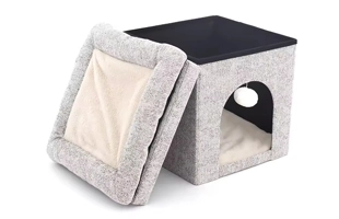 4305198 Foldable Storage Ottoman Stool For Sitting And Pet House For Sleeping Cheap Price Wholesale Supplier
