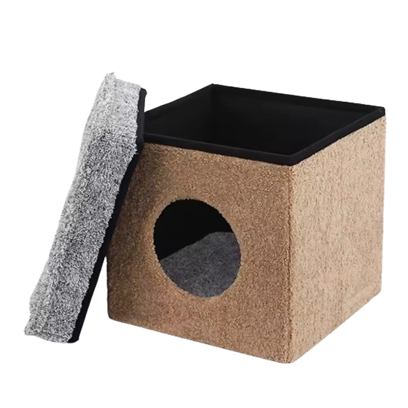 4305204 fabric pet house folding storage ottoman seating space saving cheap price wholesale supplier