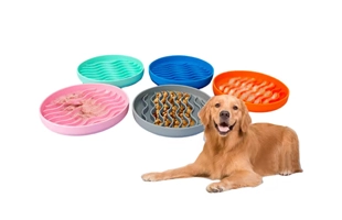 4305235 Food Grade Suction Cup Type Waterproof Non-Slip Pet Silicone Licking Pad Dog Anti-Choking Slow Food Pads Cheap Price Wholesale Supplier