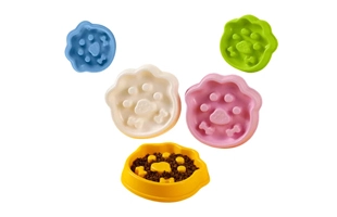 4305238 Creative Pet Slow Food Bowl Plastic Anti-Choking Non-Slip Anti-spill Practical Dog Bowl Cheap Price Wholesale Supplier