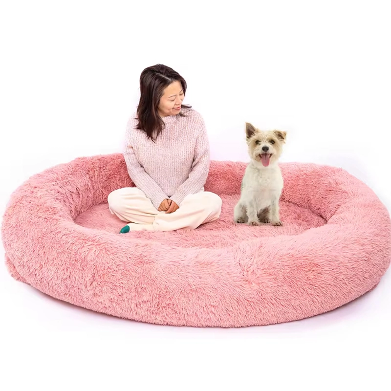 4305284 oversized human soft plush dog large bed cheap price wholesale supplier