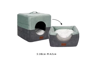 4305288 Foldable Short Plush Warm Cat Bed Functional Cheap Price Wholesale Supplier