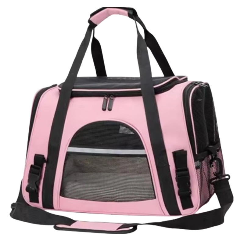 4305313 pink luxury out going breathable portable foldable travel pet dog cat carrier bag cheap price wholesale supplier