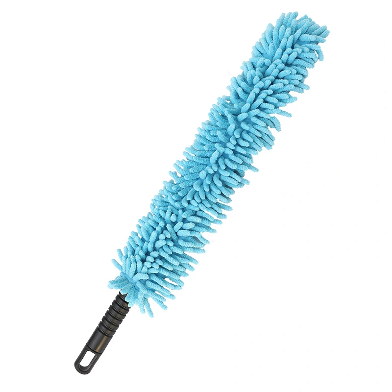 Household Feather Duster Electrostatic Dust Duster Bed Bottom Cleaning Sweep Ash Flexible Chenille Dust Duster Wholesale