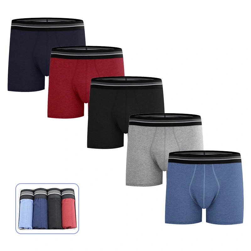 Boxed Men's Stretch Cotton Men's Boxers Boxer Shorts and a Replacement Pair of Men's Boxers