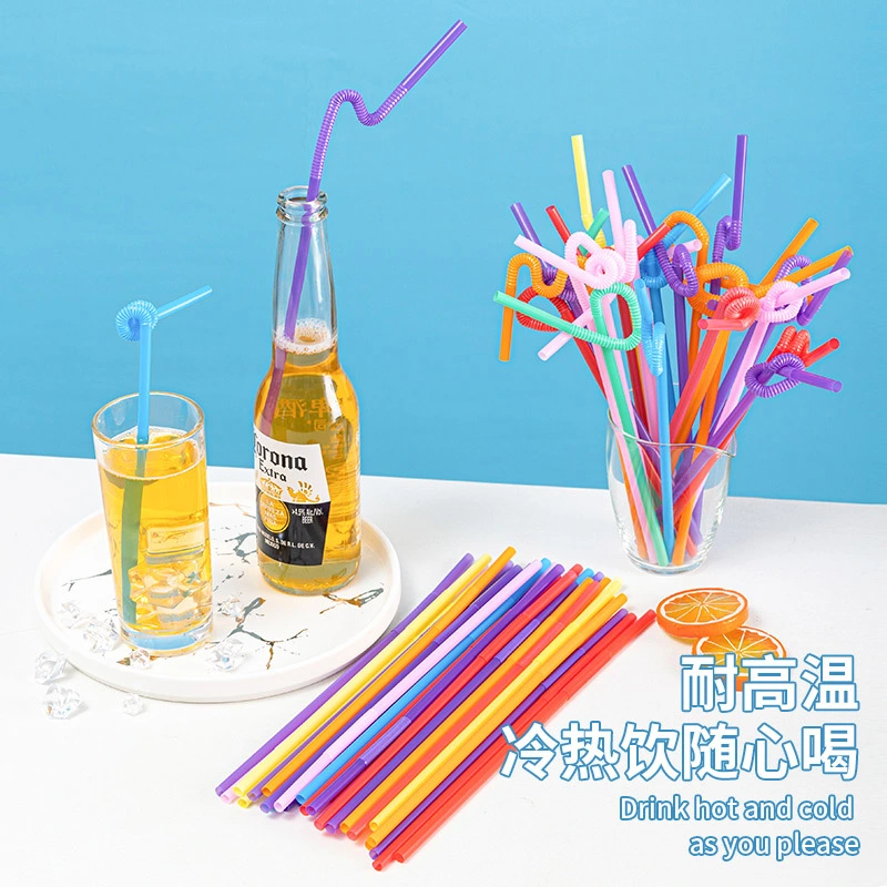 Color Art Straws 100 Disposable Drink Styling Handmade Straws Milk Tea Straws Wine Juice Straws