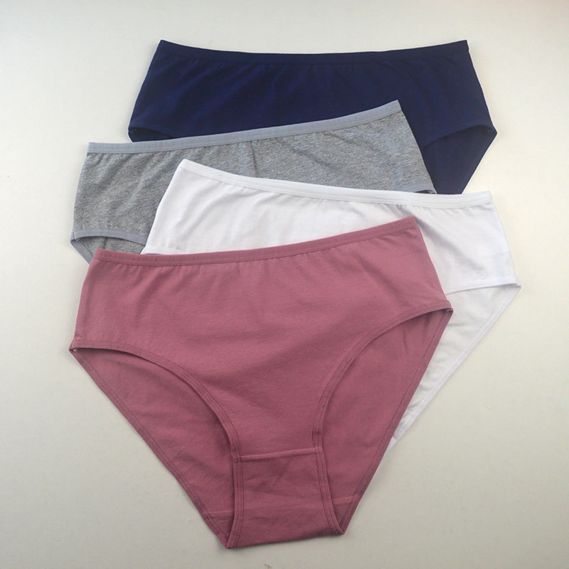 European and American Panties Large Size Women's Briefs Mother Panties Custom Underwear for Women