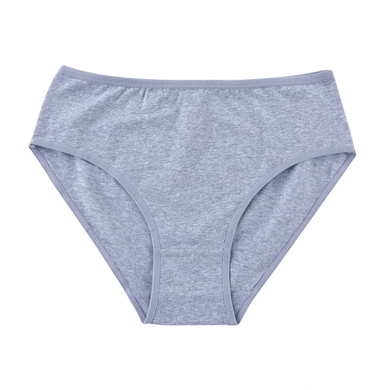 European and American Underwear Women Pure Cotton Breathable Ladies Briefs Women Cross-Border High Waist Pure Cotton Underwear Women Plus Size Customization