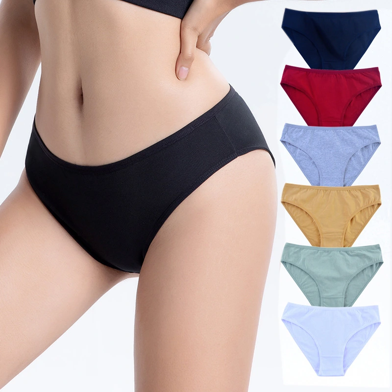 Explosive Women's Underwear Pure Cotton Waist European and American Foreign Trade Plus-Size Underwear Women Cotton Underwear