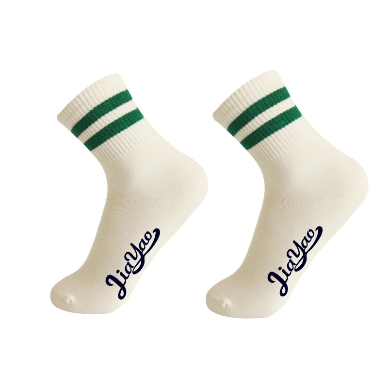 Off-the-Shelf Sports Socks Anti-Pilling Two-Bar Student Socks All-Match Boneless Seam Toe Socks Comfortable, Soft and Breathable