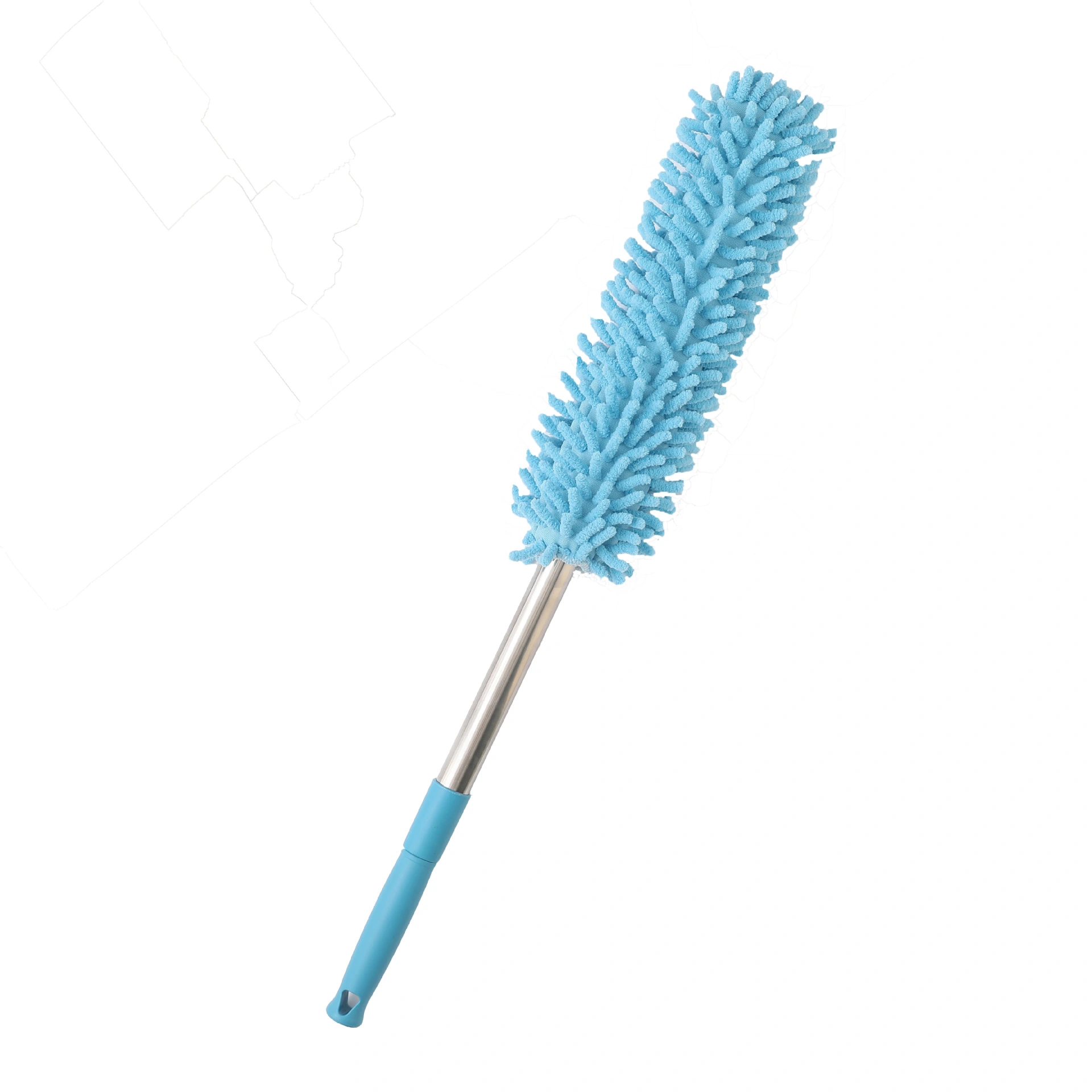 Processing Custom Stainless Steel Feather Duster Dust Sweep Household Crevice Brush Chenille Electrostatic Duster