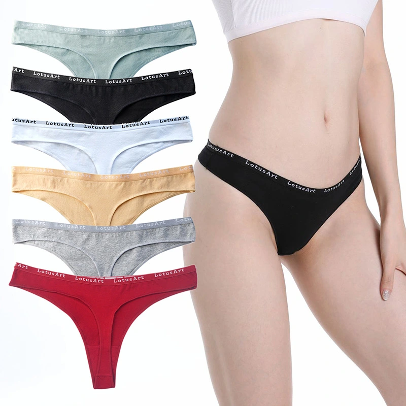 Sexy Pure Erotic Thong Seduces Low-Waisted Cotton Women's Underwear Japanese