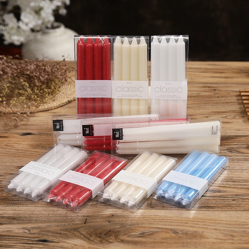 Authentic Classic Classic European Odorless Pole Wax Romantic Wedding Ivory White Long Pole Candle