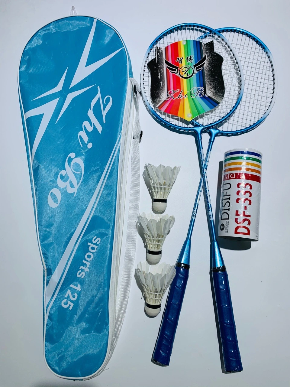 Badminton Racket 125 Iron Alloy Straight Racket Amateur Junior Badminton Racket Sent DSF333 Badminton