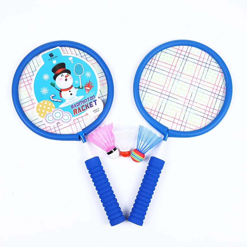 Children's Badminton Racket Children's Interactive Racket 3-Ball Set Protective Sleeve Entertainment Racket