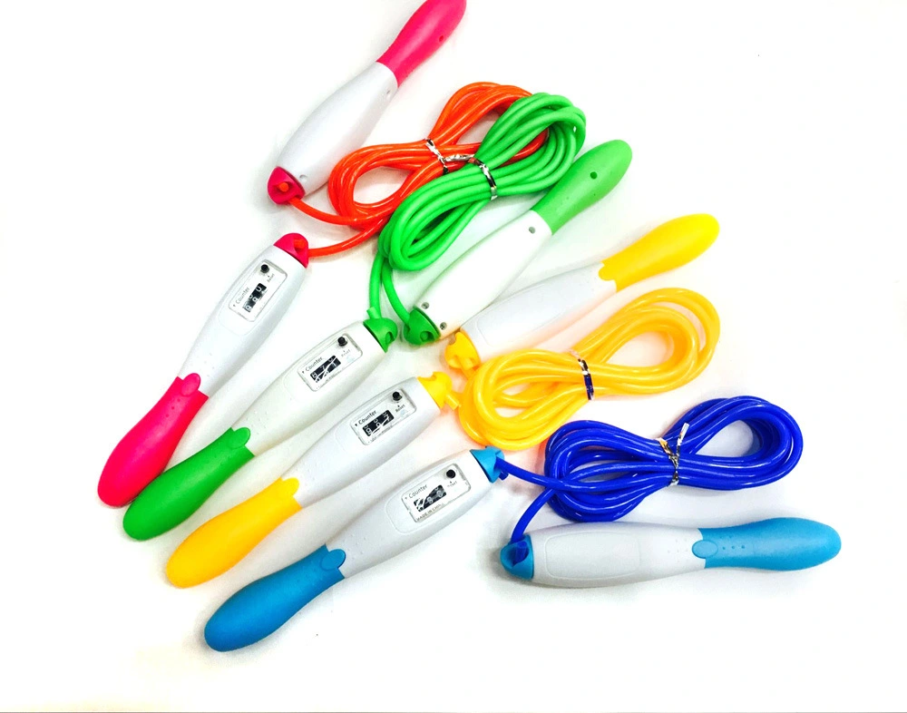 Counting Jump Rope PVC Rope Opp Bag Packaging Four Colors Optional Factory Direct Sales Wholesale Retail Can Be