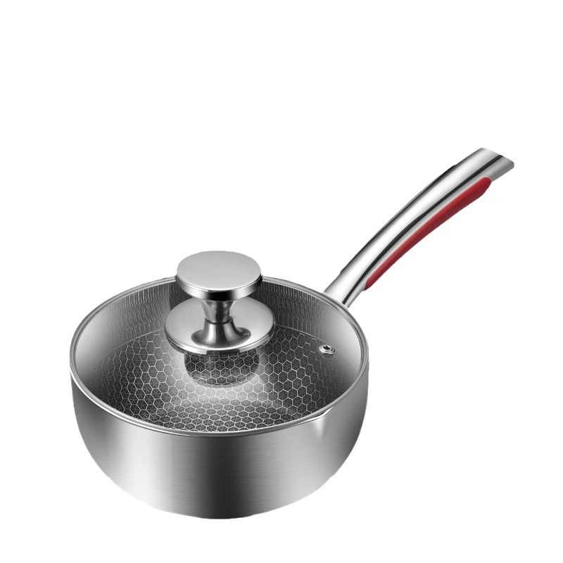 Household Stainless Steel Pot Soup Pot Milk Pot Non-stick Pot Soup Pot Two Ears Gas Hot Pot Thickening Pot