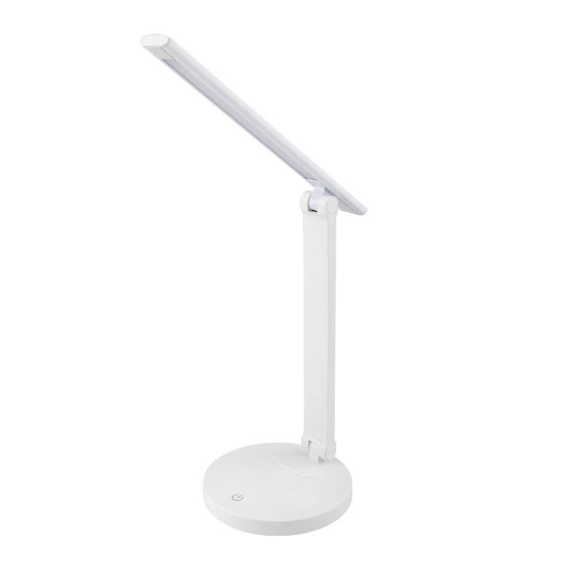 LED Desk Lamp Student Study Desk Dormitory Reading Touch Dimming Color Folding Charger Plug-In Dual Desk Lamp Custom