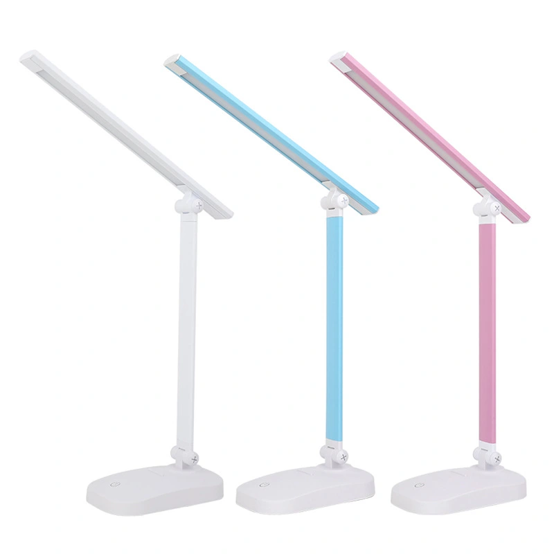 LED Folding Charging Student Desk Lamp Custom Logo Gift OEM OEM Processing Printing Brush Printing