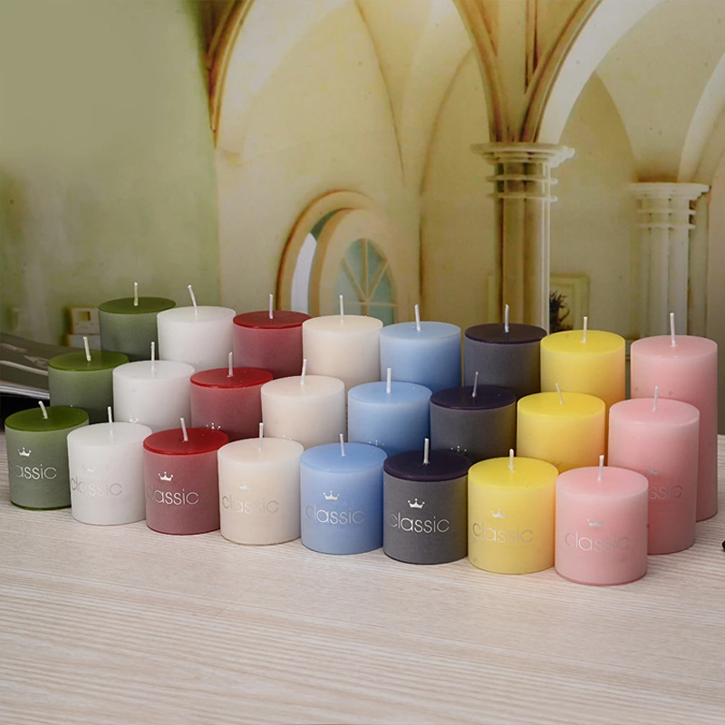 Scented Candle Classic Smokeless Cylinder Birthday Romantic Small Candle Wedding Western Food