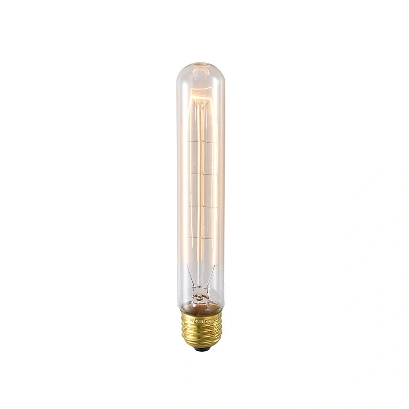 [T30-185mm Double-Sided Wire] Edison Retro Dimming Bulb Optional T185 Iron Frame Piccolo Bulb