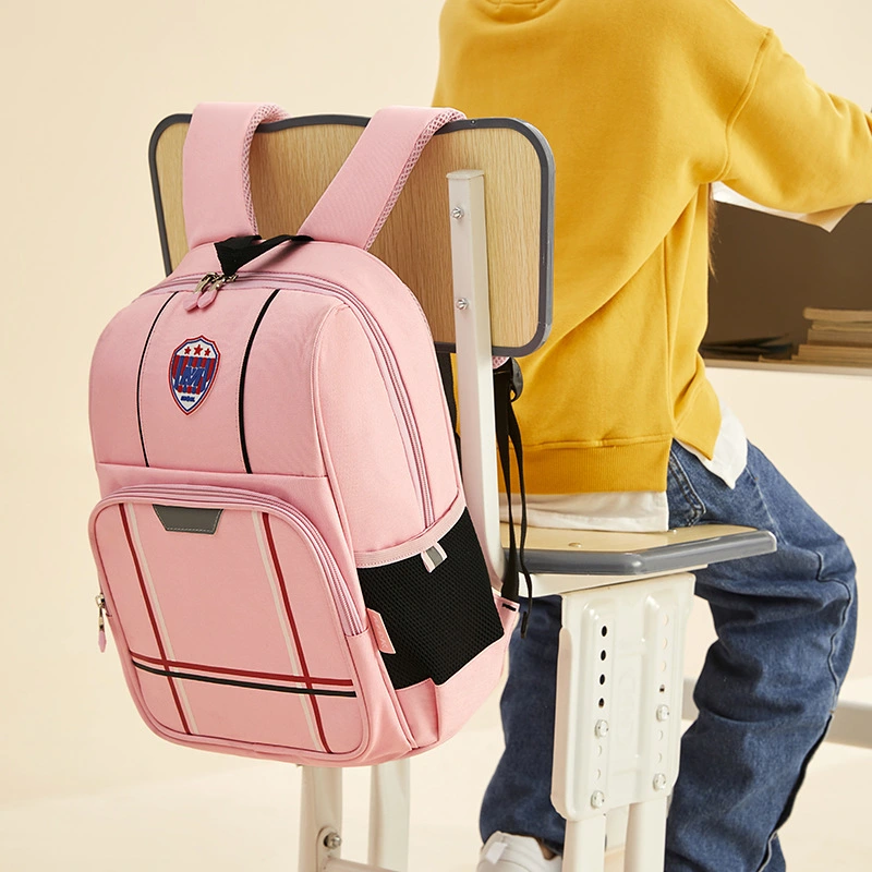 2024 New Schoolbag Female Primary School Children's Backpack British Spine Relief Backpack Girls