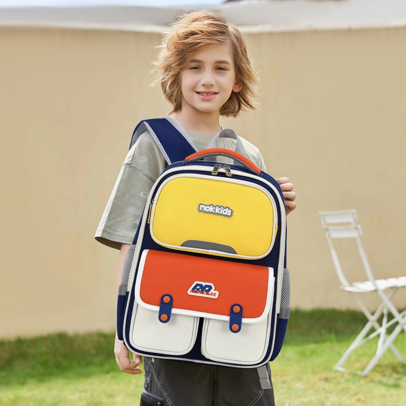 Children's Schoolbag Boys and Girls Spine Relief Primary School Students from Grade Three to Grade Six Backpack Light Travel Backpack Wholesale