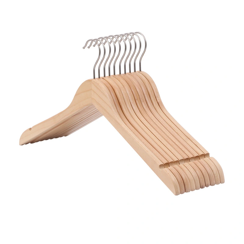 Hangers Solid Wood Clothing Store Children Adult Home Vintage Wooden Clothes Brace Wooden Clothes Hanging Clothes Rack Manufacturers Wholesale