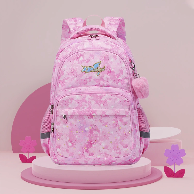 New School Bag Female Primary School Students 23, 35, Printed Word Cross-Border Explosive Backpack Wholesale