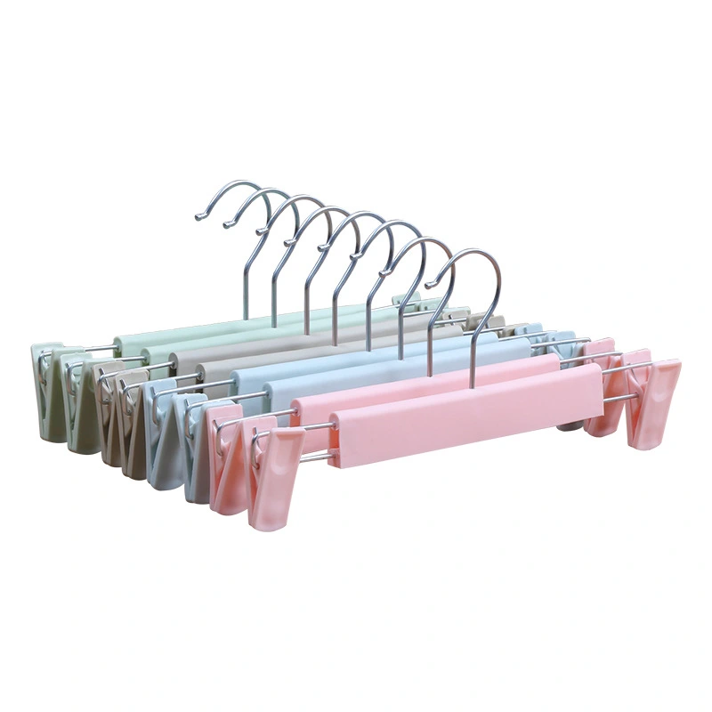 Plastic Pants Stand Strong Clamping Force Household Non-slip Pants Clip Adult Seamless Pants Hanger Jk Underwear Hanger Skirt Clip Wholesale