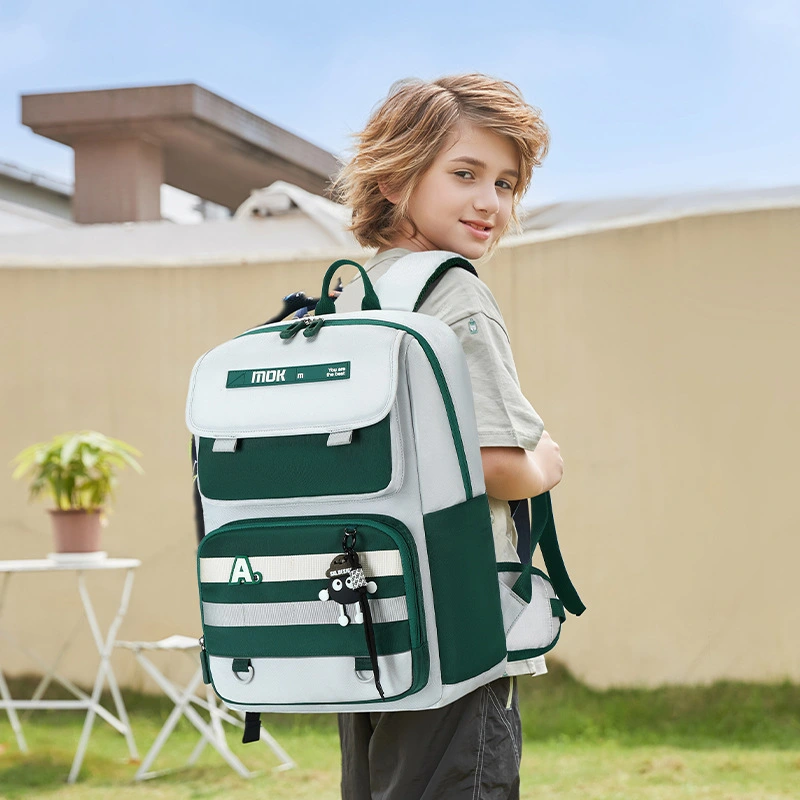 Primary School Bag 2025 New Male and Female Students 123-6 Grade Children Weight Protection Ridge Relief Ultra-Light Back