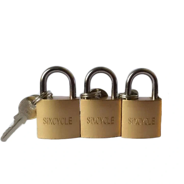 Pujiang Padlock Manufacturers Small Padlock Imitation Copper 25mm Single Open Imitation Copper Padlock Iron Padlock Multi-specification Small Lock Head