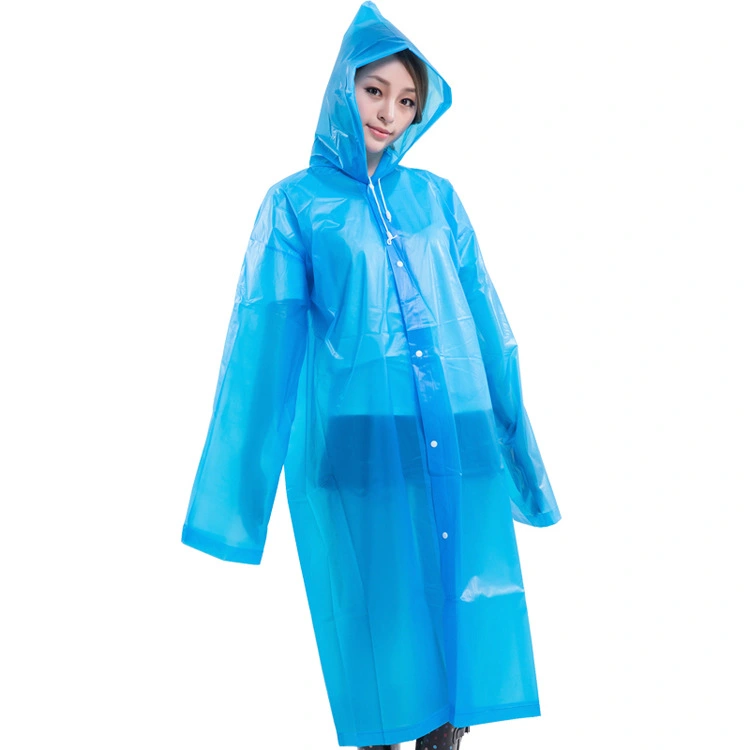 Raincoat Li King Hiking Protective Raincoat Poncho Fashion Adult Men and Women Thickened EVA Raincoat