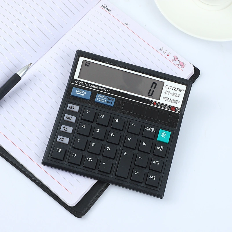 Financial Accounting Special Check Number Computer Ct-512 Business Office Calculator Desktop Calculator