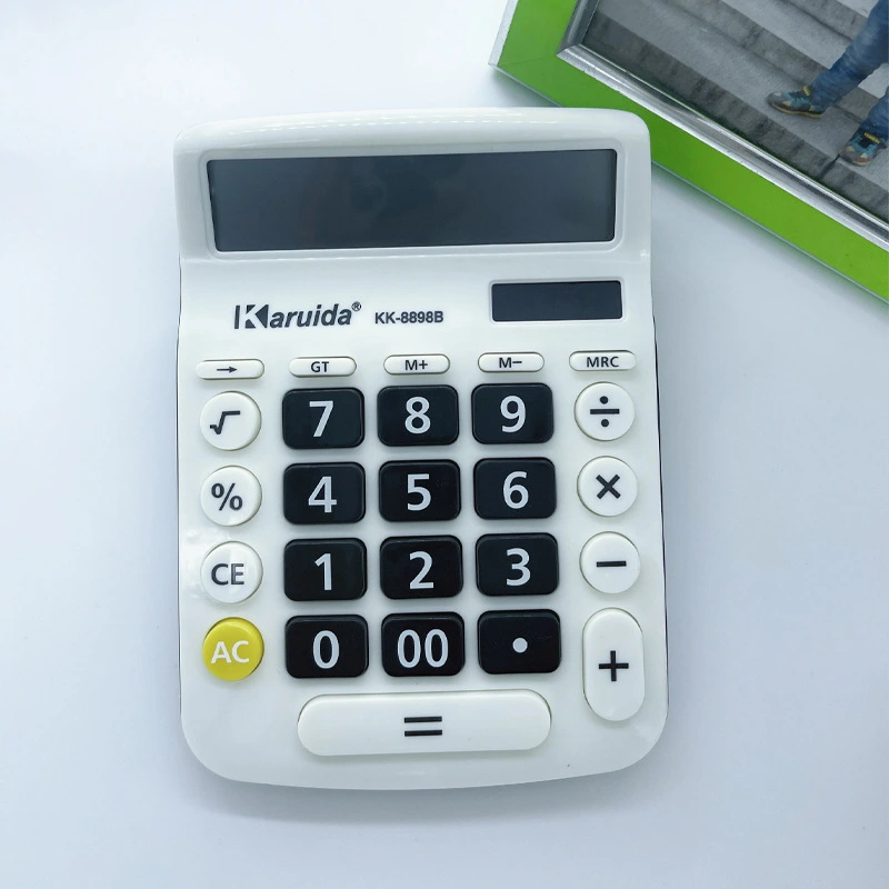 KARUIDA KK-8898B Desktop 12-Digit Financial Office Calculator with Large Buttons