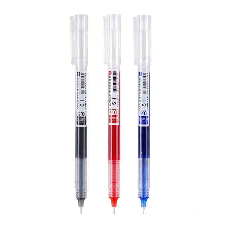 Straight Liquid Large Capacity Quick Drying 0.5mm Full Needle Tube Neutral Straight Liquid Pen Pen Pen Wholesale