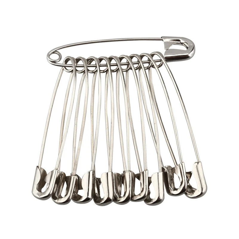 Wholesale Pin Galvanized Multi-size Fixed Clothing Tag Brooch Lock Pin Insurance Metal Clasp Crochet