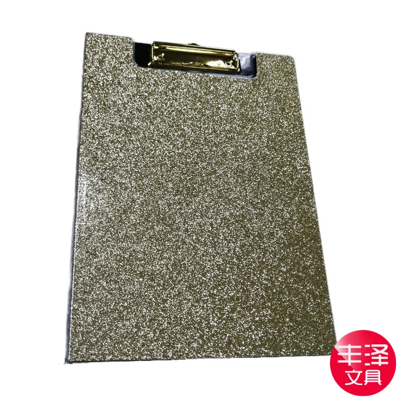 Wholesale Student PVC Writing Conference Folder Vertical A4 Menu Pad Glitter Voltage Table Tablet Folder