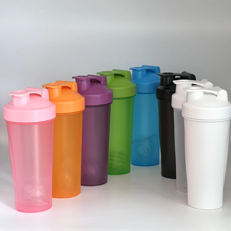 0.6L plastic Shaker cup Protein powder milkshake cup Portable fitness water cup Shaker cup logo