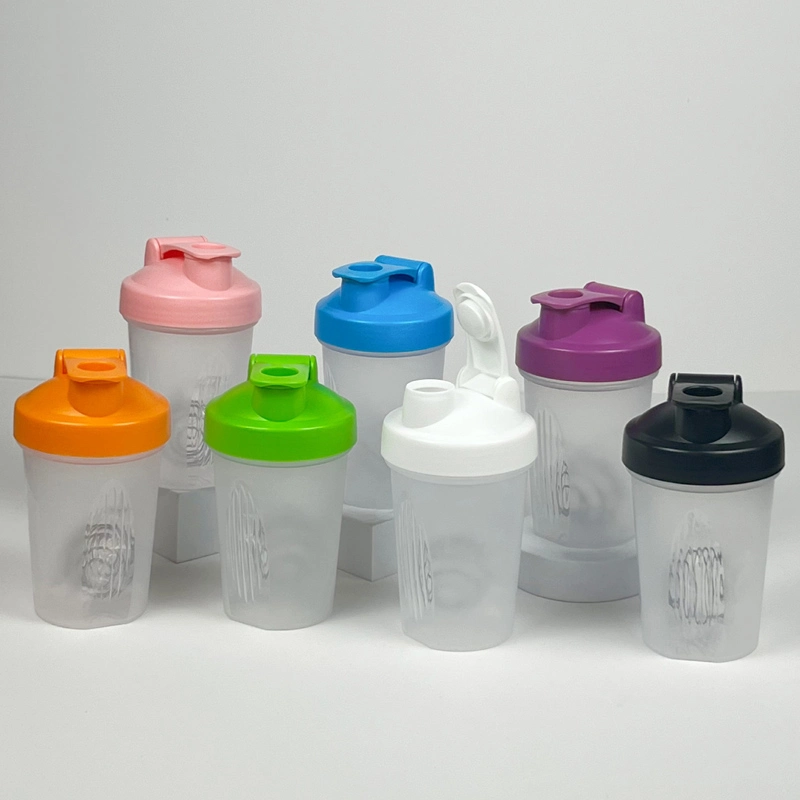 400ml protein powder shake cup Mini portable milkshake cup Outdoor plastic cup can be customized LOGO