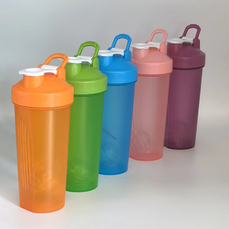 600ml plastic Shaker cup Protein powder milkshake cup Portable fitness water cup Shaker cup logo