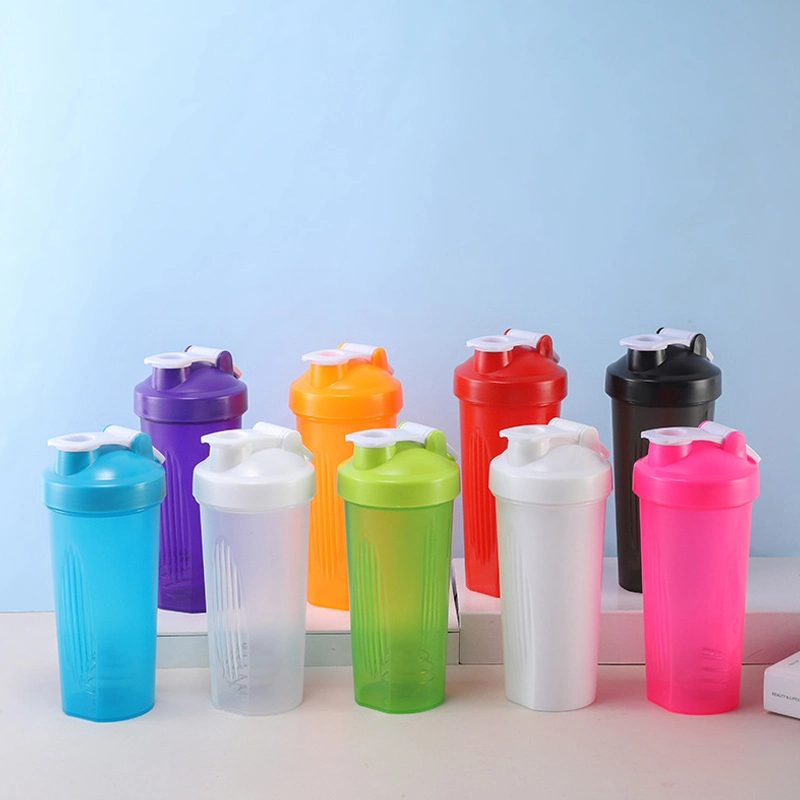 600ml plastic Shaker cup Protein powder milkshake cup Portable fitness water cup Shaker cup logo