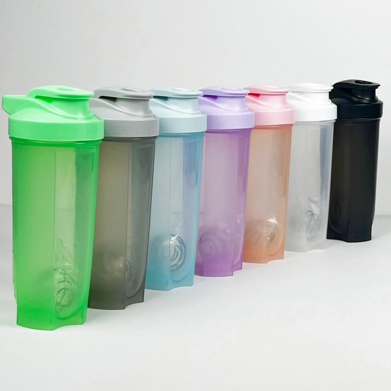 700ml plastic protein powder Fitness Shake cup milkshake cup Stirring cup Carry outdoor water cup sports cup