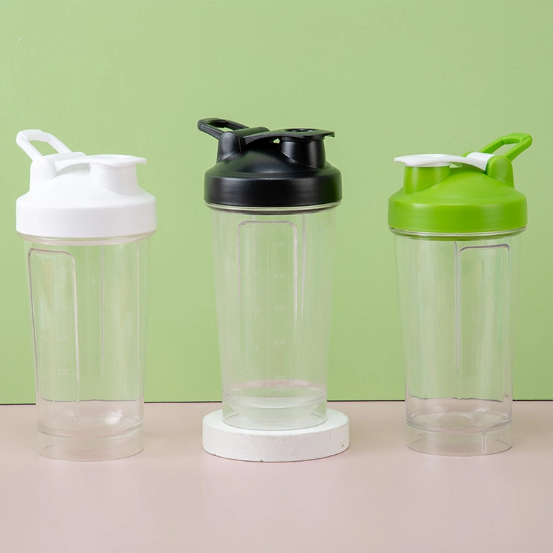 New portable protein powder milkshake cup plastic space cup large capacity scale cup fitness sports water cup shaker cup